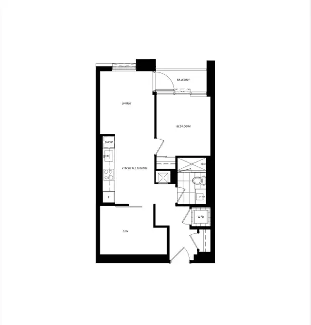 Bloor and Sherbourne 1 Bed Plus 1 Den 1 Bath Condo for Rent - Photo 10