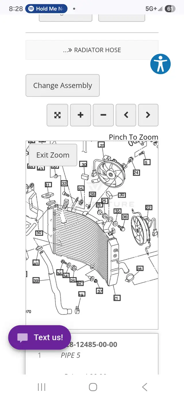 2007 Yamaha R1 4C8-12461-00-00RADIATOR ASSY Complete W 2 Fans - Photo 2