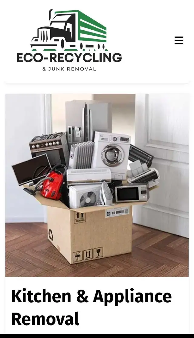 Junk Removal and Eco-Recycling service