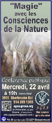 'Magie' avec les Consciences de la Nature