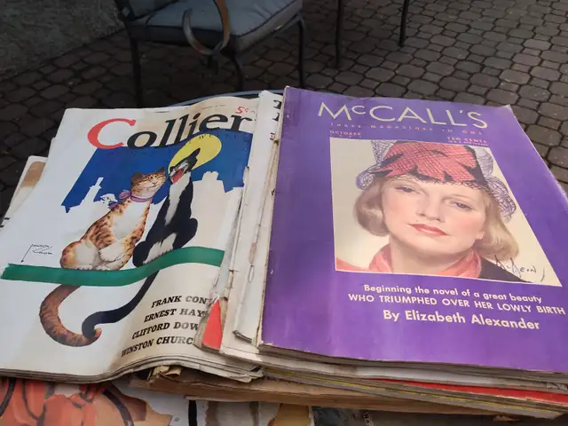 1937 McCalls and collier magazines