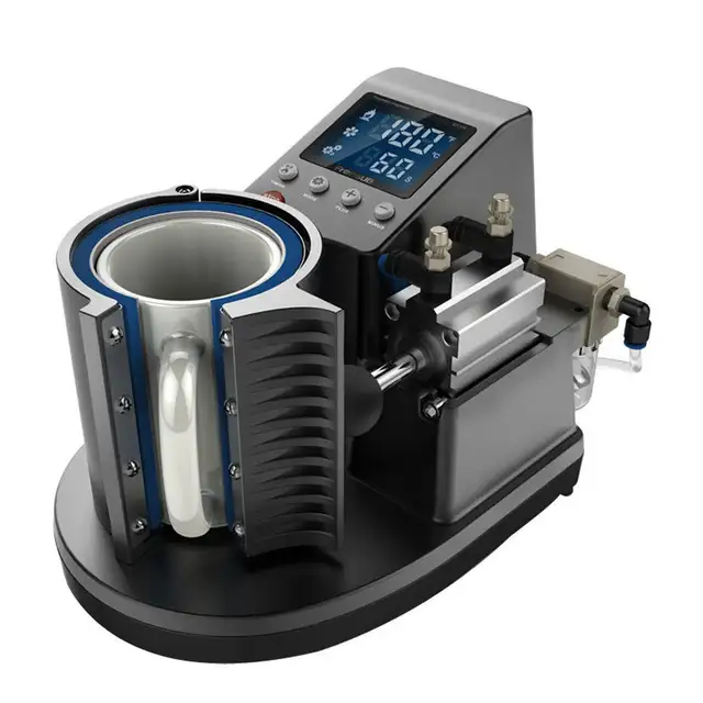 11oz Pneumatic Sublimation Mug Heat Press Machine Cup 110011 - Photo 5