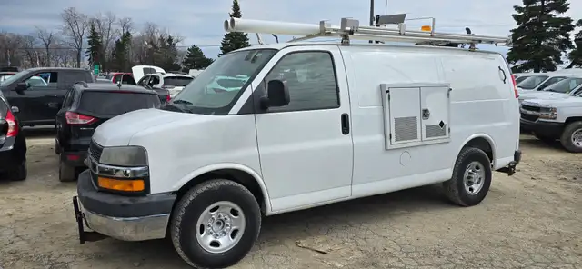 2009 Chevrolet Express Cargo Van - Cummins Generator - shelving