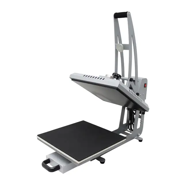 110V 15in Drawer Design Semi-Auto Heat Press Machine Flat 110233 - Photo 3