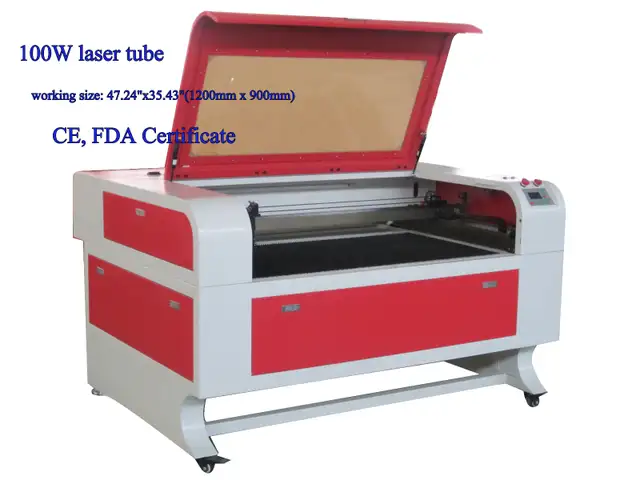 100W USB CO2 Laser Engraving Machine with Stand 130069