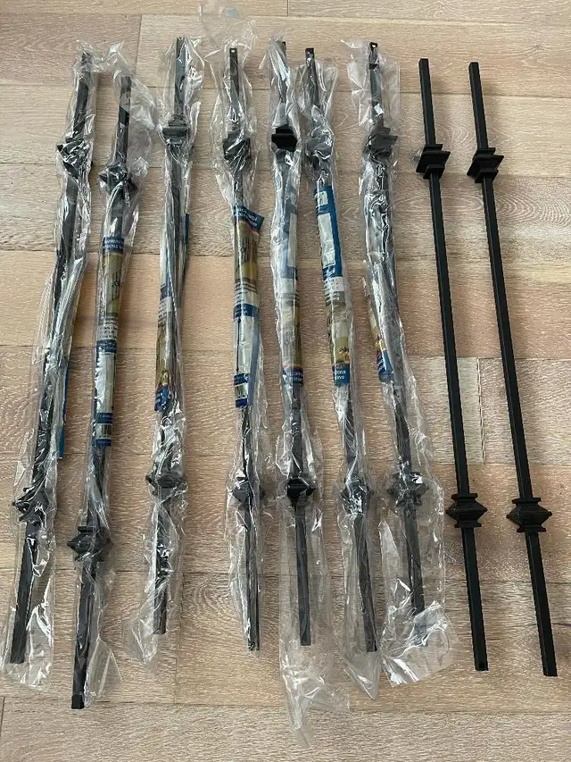 Brand new 9 double collar pickets (balusters) for railing/ porch