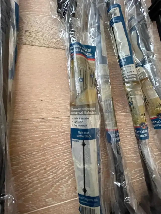 Brand new 9 double collar pickets (balusters) for railing/ porch - Photo 2