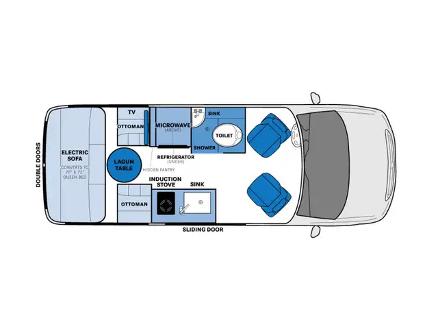2026 Pleasure-Way The Ascent Ascent Classe B 19 pieds ! Nouveau - Photo 3