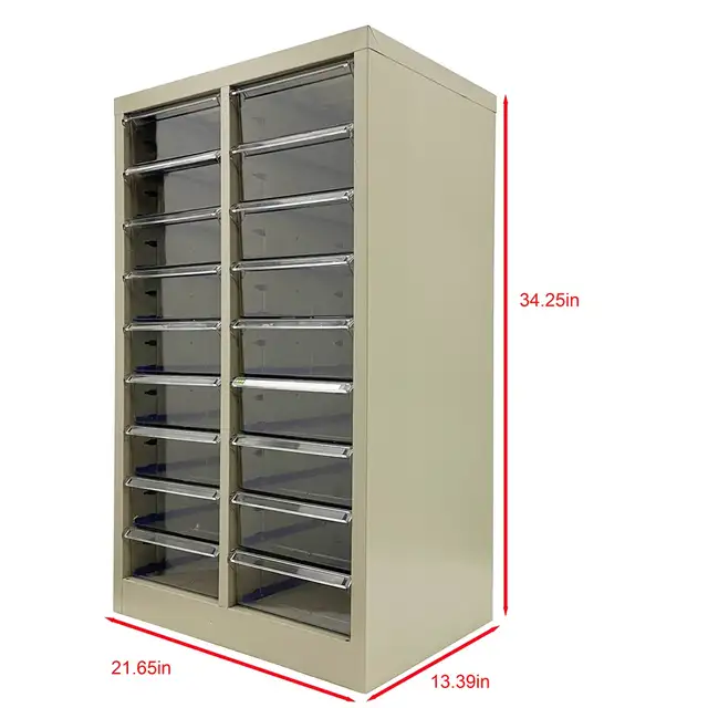 18 Medium Drawer File Cabinet for Book Invoice Storage 054564 - Photo 2