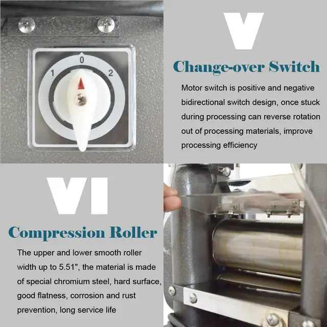 1.5PElectric Rolling Mill Jewelry Press Tabletting Machine056123 - Photo 10