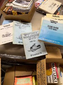 Vintage 1970- 1980  Yamaha Snowmobile Shop Manuals/ parts/ ETC