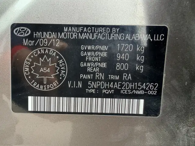 2013 Hyundai Elantra GLS 4dr Sedan (1.8L 4cyl 6M) - Photo 13