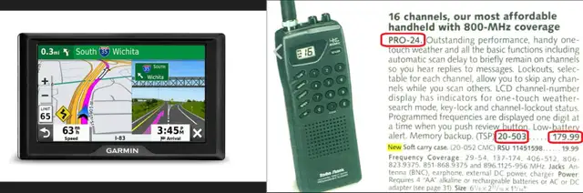 Portable Scanner Too! Garmin Nuvi 2555LM 5' Auto GPS.