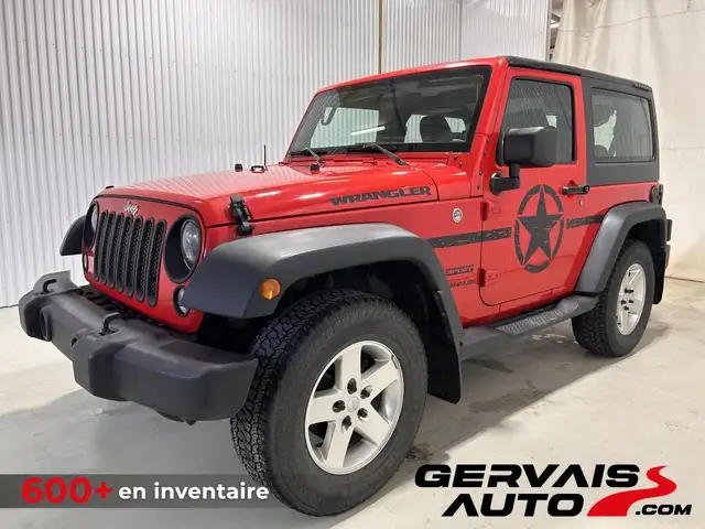 Jeep Wrangler 4 RM 2 portes Sport 2016 à vendre