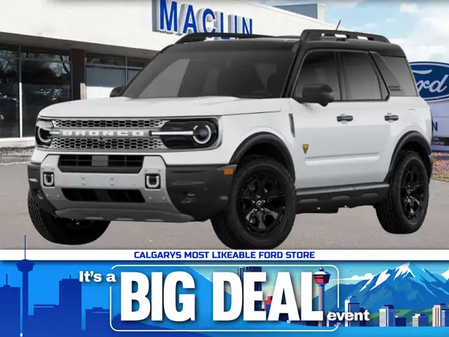 2026 Ford Bronco Sport BADLANDS | BADLANDS TECH PACKAGE | MOONRO