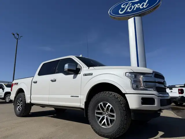 2019 Ford F-150 Platinum / 3.0L POWERSTOKE! / LEVELED! / LOADED!