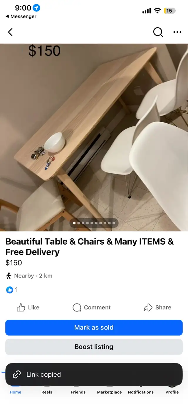 Beautiful IKEA Table & Chairs & FREE DELIVERY - Photo 4