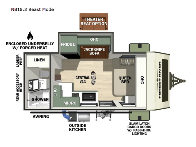 2026 Forest River RV No Boundaries NB18.3 Beast Mode - Photo 2