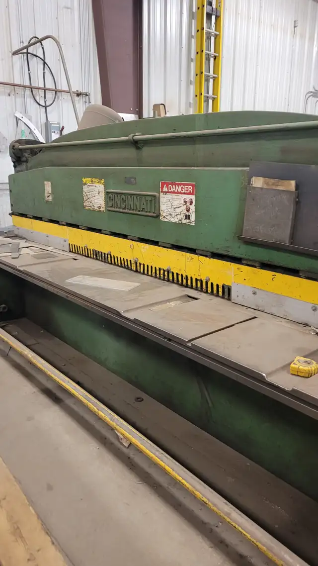 SHEAR, CINCINNATI, 12 FOOT X 1/4'