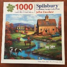 Casse-têtes / Puzzles (8 CT), 1000 LARGE pièces (noIV)