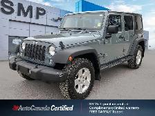 2015 Jeep Wrangler Unlimited Sport | 4X4 | V6 | Hitch