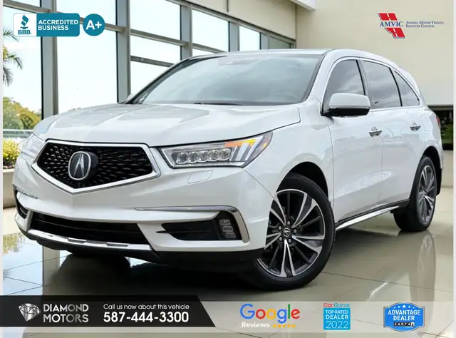 2020 Acura MDX Tech Plus SH-AWD - Certified - Leather