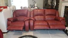 Sofa cuir/leather sofa.