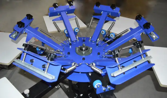 6 Color 6 Station Screen Printing Machine with Fix Board 006438 - Photo 9