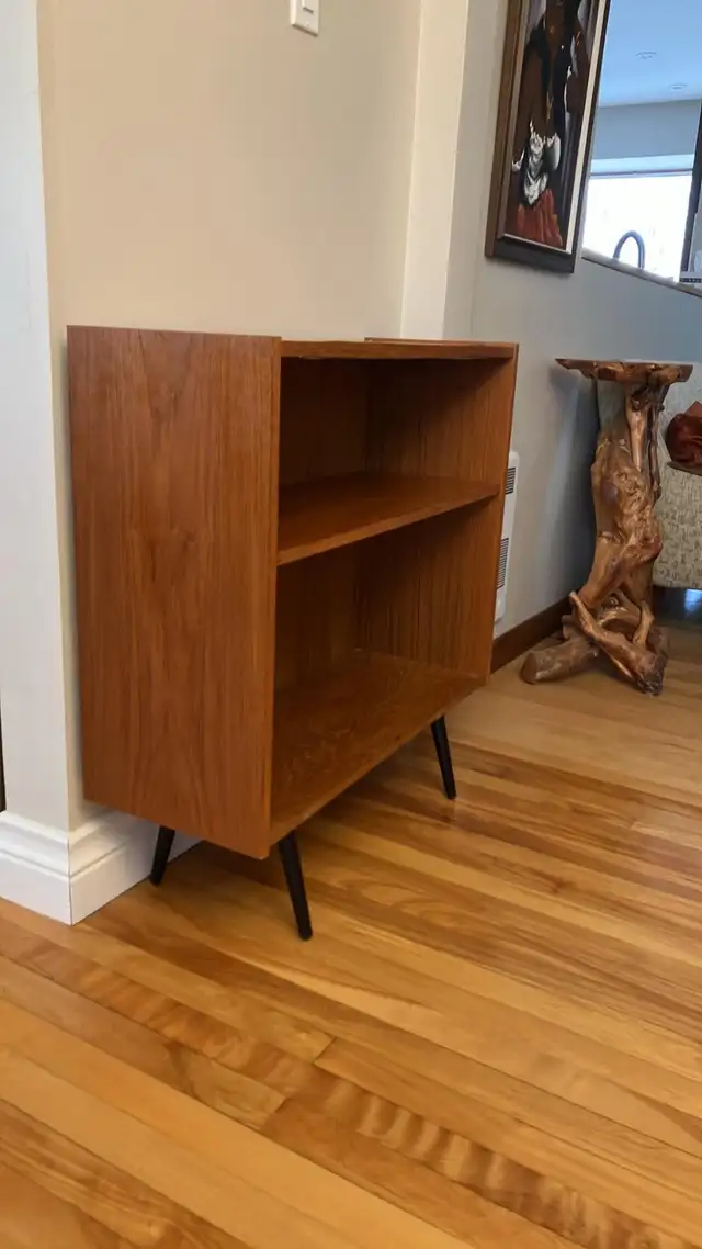 Mid century. TEAK TECK meubles. Buffet, bahut disques vinyles, b - Photo 7