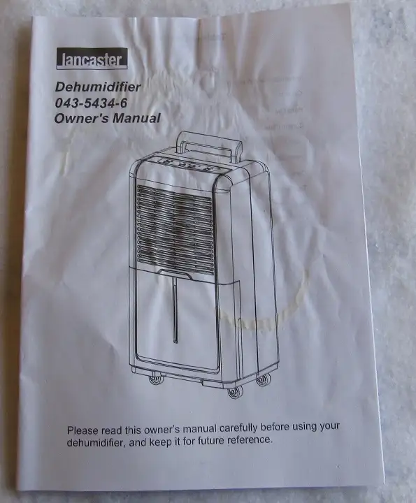 Dehumidifier Lancaster 043-5434-6 - Photo 5