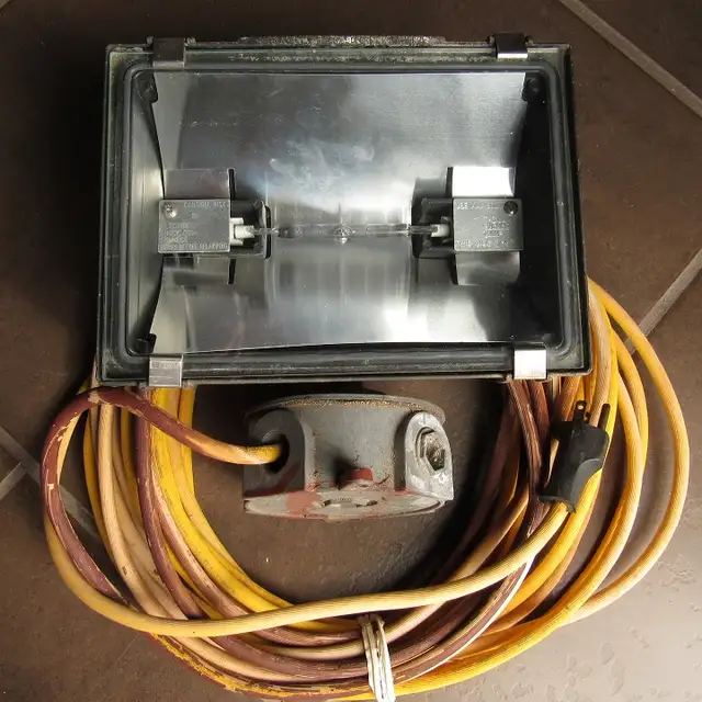 Halogen spotlight outdoor