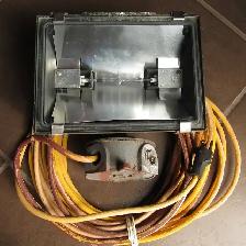 Halogen spotlight outdoor