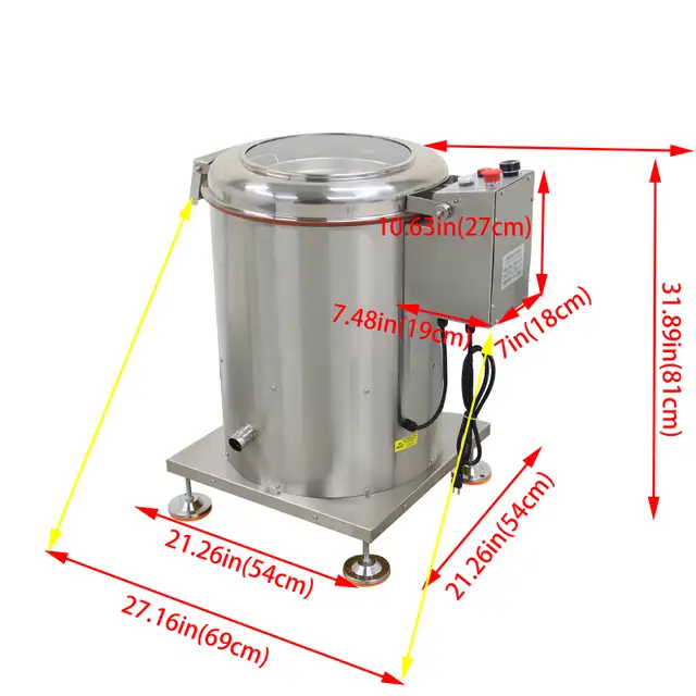 Automatic Vegetable & Fruit Spinner with Detachable Basket023510 - Photo 8