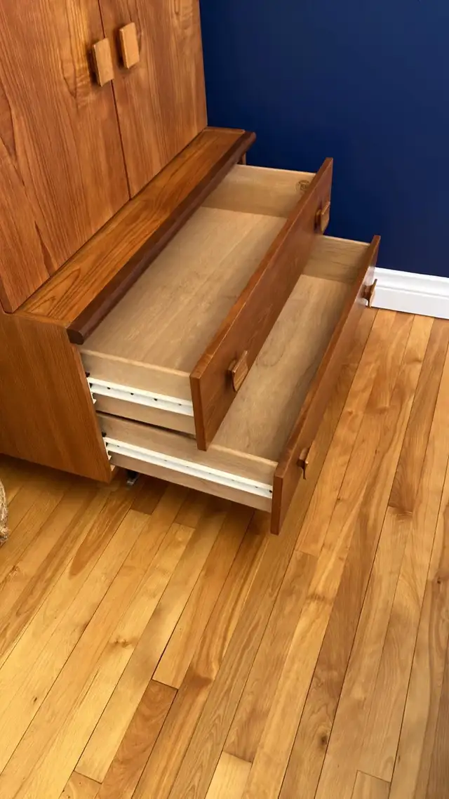 Mid century. TEAK TECK. Crédence, buffet disque vinyle, bar, sid - Photo 6