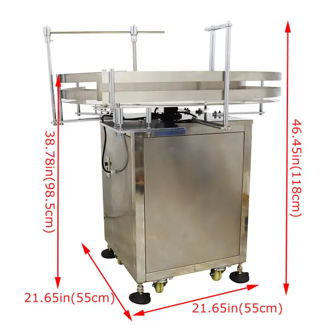 39.4inch Diameter Turntable Automatic Bottle Accumulation 160149 - Photo 3