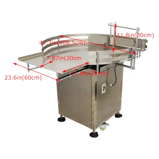 39.4inch Diameter Turntable Automatic Bottle Accumulation 160149 - Photo 4