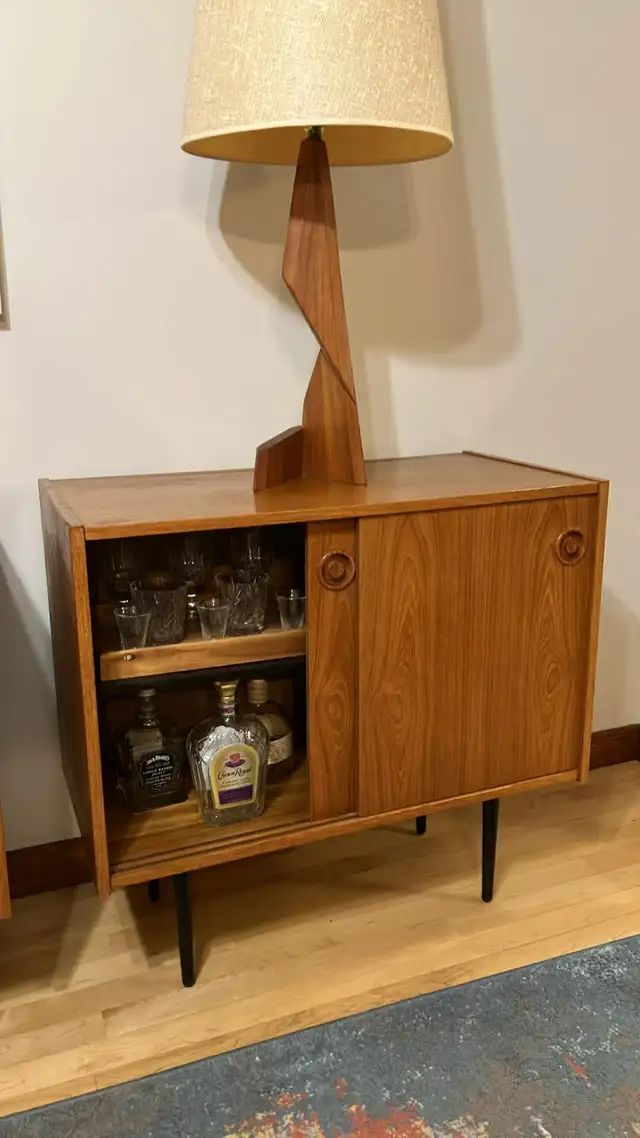 Mid century. TEAK TECK. Modulaire. Crédence, buffet, bahut disqu - Photo 9