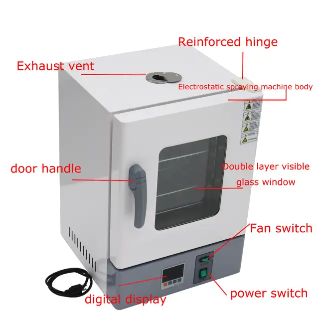 101-00AB Digital Forced Air Convection Dryer Drying Oven 160236 - Photo 9