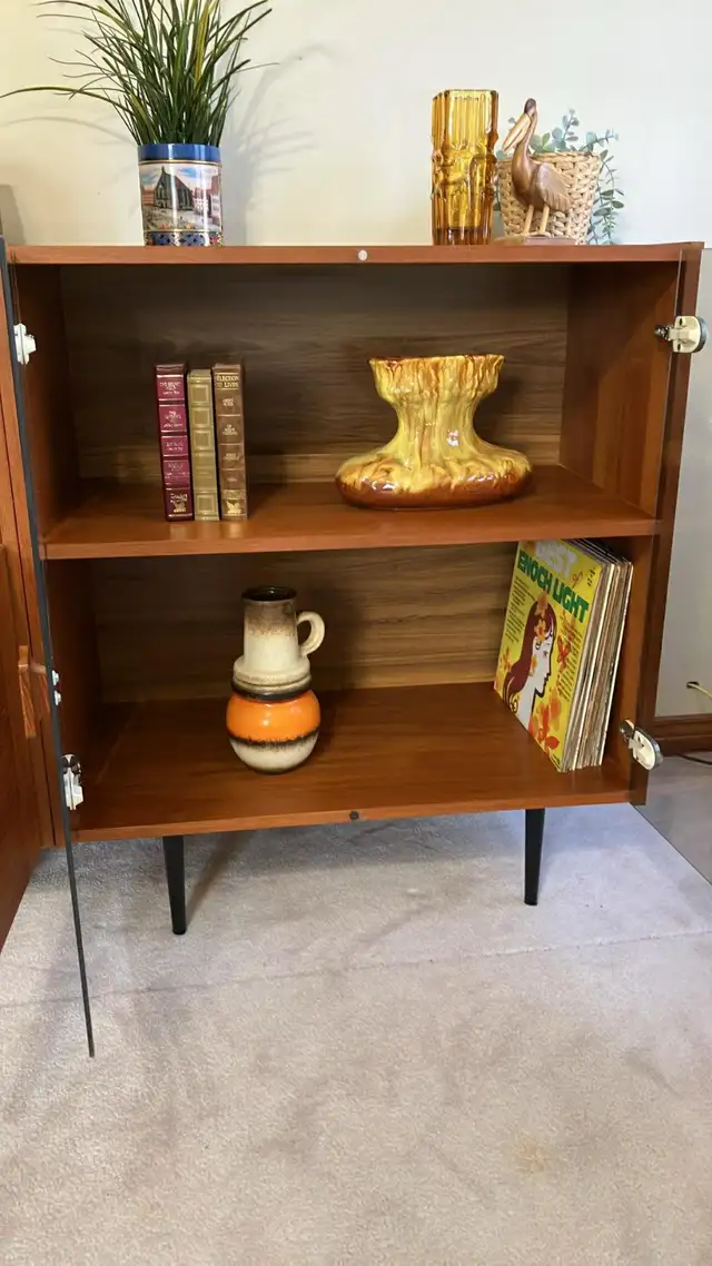 Mid century. TEAK TECK. Modulable. Crédence, bahut disques vinyl - Photo 9