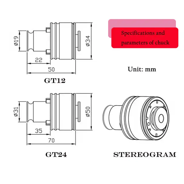 M6-M30 Universal 360° Electric Touch Tapping Machine 220V 056343 - Photo 6