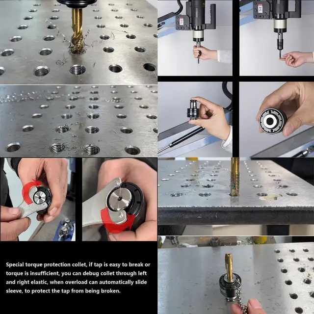 M6-M30 Universal 360° Electric Touch Tapping Machine 220V 056343 - Photo 10