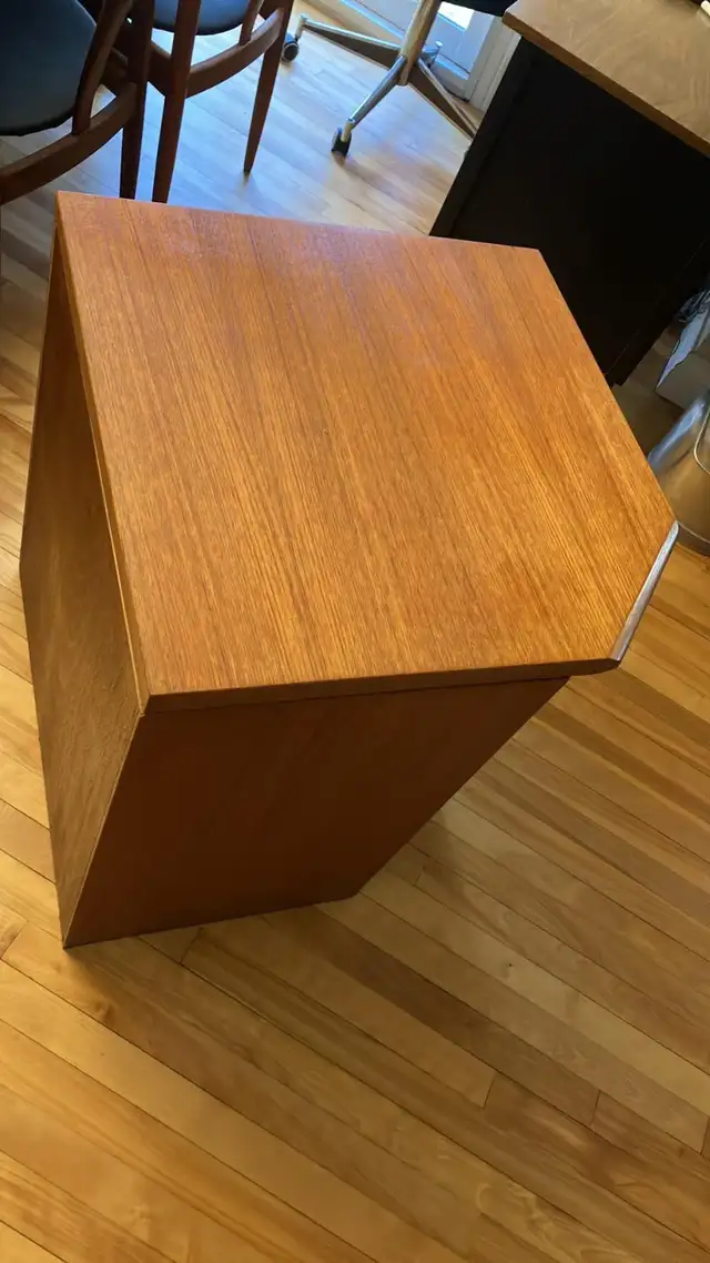 Mid century Meubles TECK TEAK. Commode d'angle / buffet biblioth - Photo 3