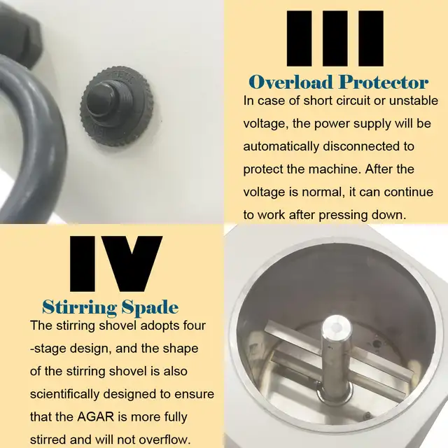 110V 2.9gal Intelligent Control Dental Lab Agar Mixer 056497 - Photo 4