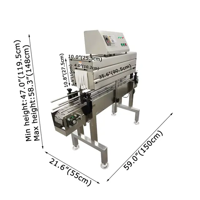 220V 7KW Bottle Label Thermal Shrink Machine 056629 - Photo 3