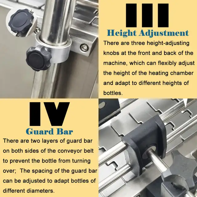 220V 7KW Bottle Label Thermal Shrink Machine 056629 - Photo 6