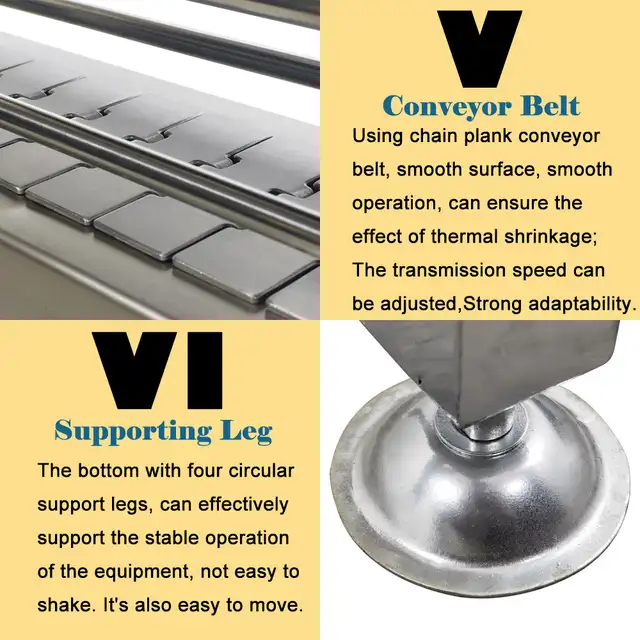 220V 7KW Bottle Label Thermal Shrink Machine 056629 - Photo 7