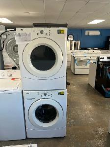 27" stackable washer and dryer on Wyse rd