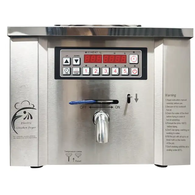 Numerical Control Desktop 304SS Pressure Fryer 16L 220V 022940 - Photo 7