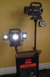 3000 lumens LED tripod worklights photography Motomaster - Photo 2