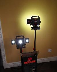3000 lumens LED tripod worklights photography Motomaster - Photo 4